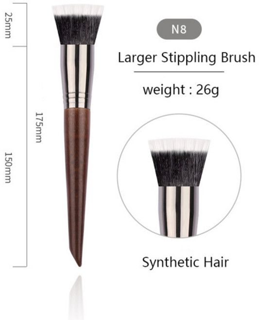 OVW 동물 헤어 메이크업 브러쉬 전체 세트 립 브러쉬 아이섀도우 브러쉬 소프트 메이크업 뷰티 도구 스머지 싱글 28 개, 1개