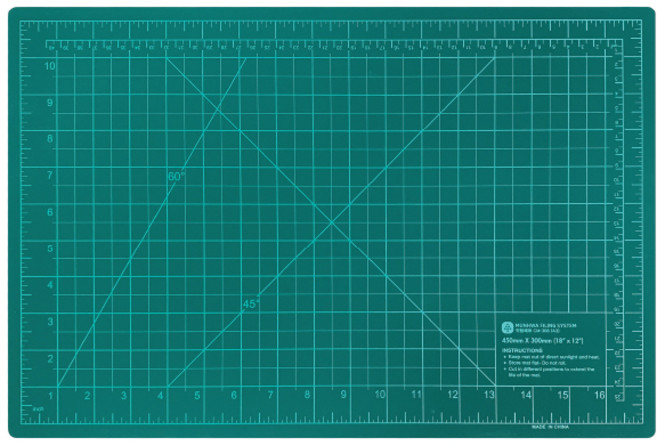 문화 CM308 커팅매트 A3 고무판 재단판 컷팅매트 컷팅판