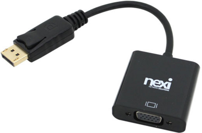 DP to RGB 컨버터 VGA케이블 디스플레이포트 DSUB젠더 모니터 변환젠더