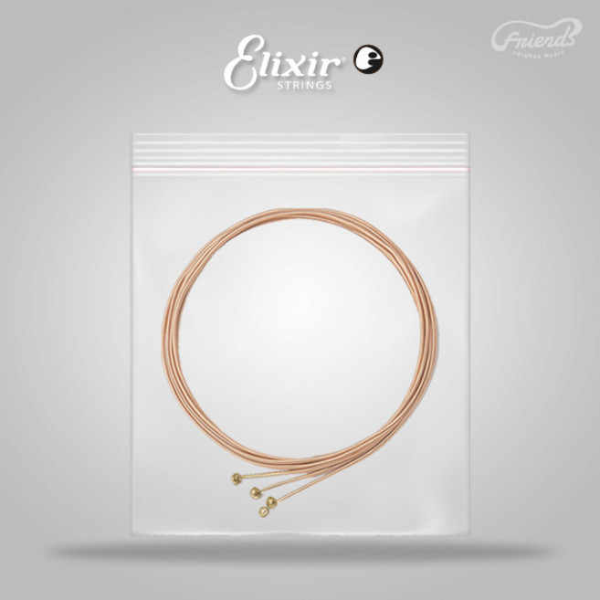 엘릭서 통기타 코팅 줄 스트링 벌크 1세트 포스포브론즈 라이트, 1개