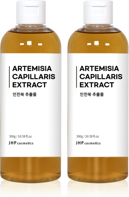 JHP 인진쑥 추출물 토너 원액 1+1 300ml 보습진정토너 스킨, 300g, 2개
