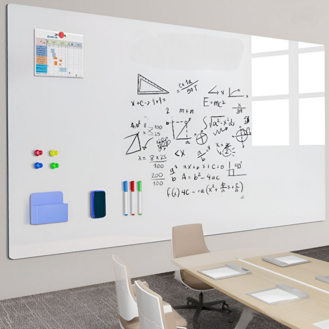 닉스리빙 붙이는 화이트보드 시트지 자석 메모 보드판 게시판, 1개