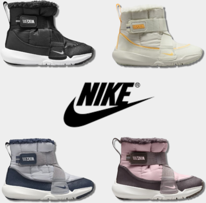 매장정품 나이키 키즈 부츠 주니어 어린이 운동화 초등학생 방한화 양털 패딩부츠 겨울신발