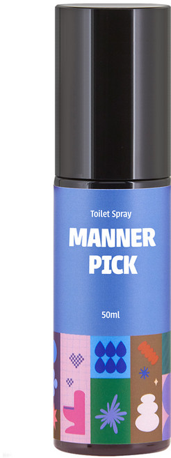 매너픽 화장실 탈취제 실내 무향 휴대용, 1개, 50ml