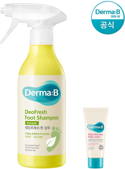 더마비 데오프레쉬 풋 샴푸_포레스트 400ml+튜브견본(랜덤), 1개입, 1개