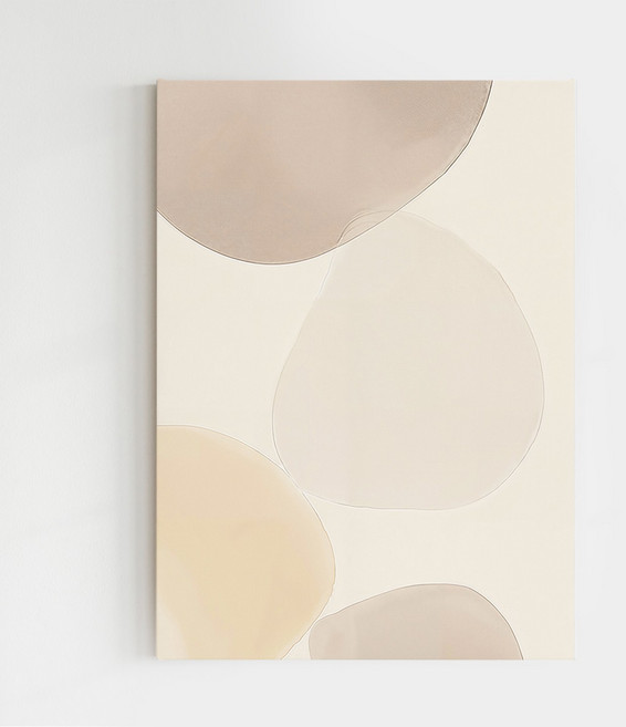 [인메이블] 미니멀 추상화 아트 7종 그림 액자 선물 집들이 거실 인테리어 그림 담백 캔버스액자, 01.담백