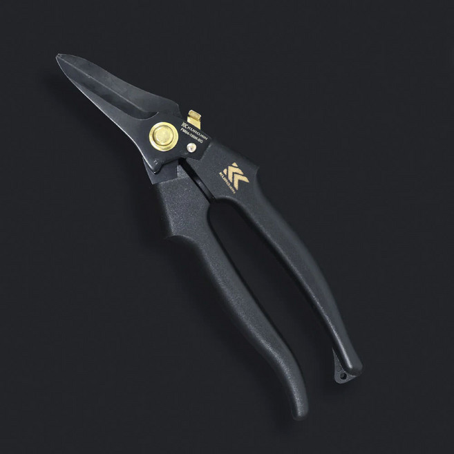 쿠로킨 전공 스트레이트 가위 FM04-180NL-BG, 1개