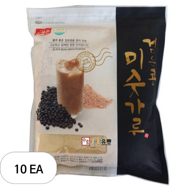 청은에프엔비 검은콩 미숫가루, 1kg, 10개