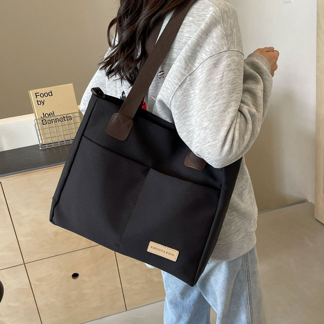 가벼운 크로스 토트 데일리 가방 태블릿 대용량 백