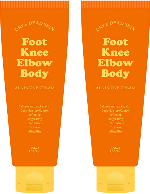 각질이별크림 올인원 극건성피부 고보습 핸드크림 풋크림 바디크림 100ml, 1개입, 2개