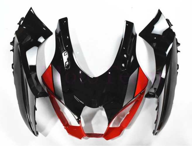 새로운 스즈키 GSX-R1000 K17 오토바이 헤드 전면 상부 코 주입 페어링, 06 Black