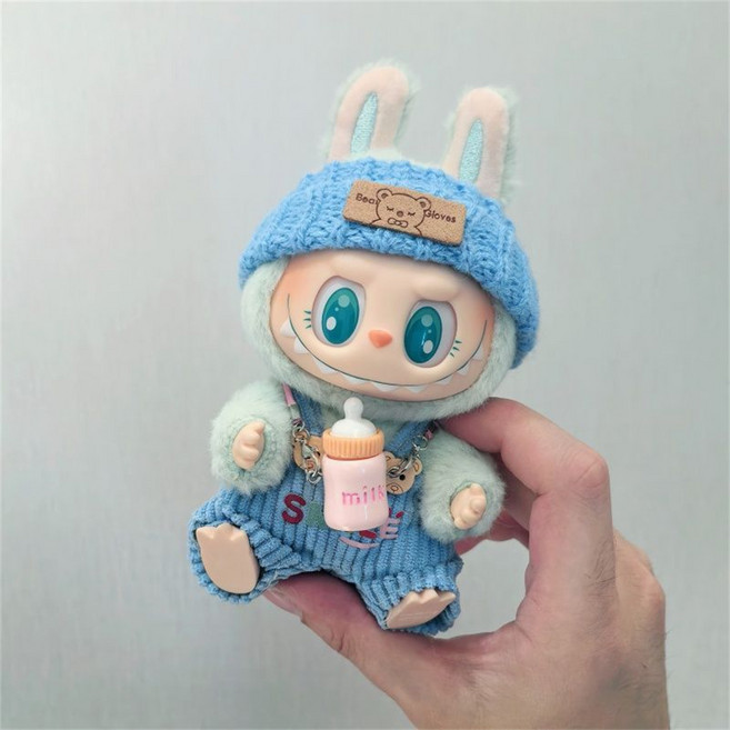 besteffie 적용 라부부옷 인형 옷 세트 귀여운 완벽한 인형 장식 액세서리 라부부꾸미기 K51, 1개, 03