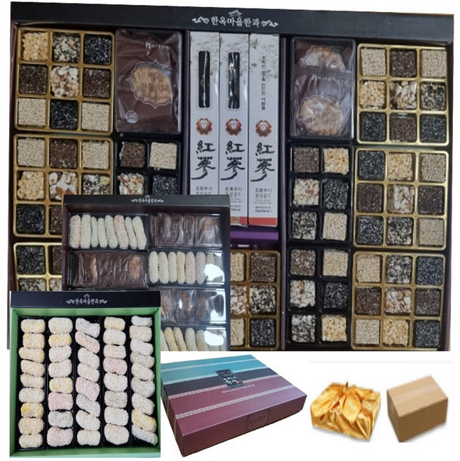 한옥마을한과 (특대)3단3호 5100g 한과선물세트, 1세트, 5.1kg