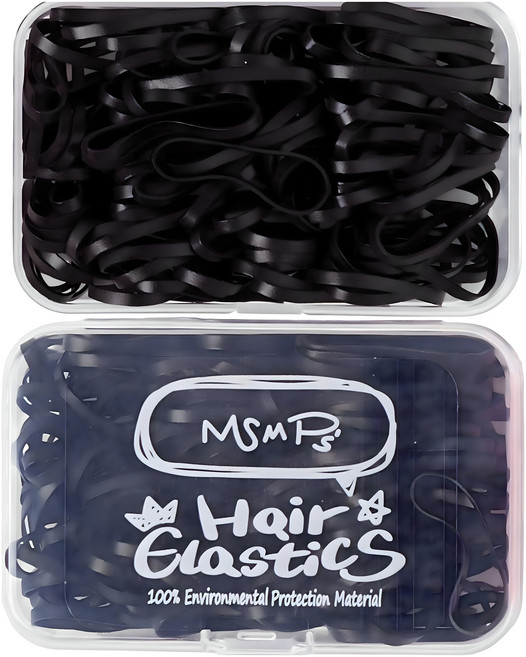 심플리앤 고탄력 간편보관 머리고무줄 300p