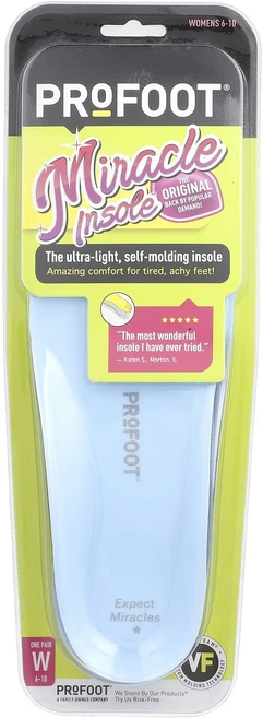 건강챙기세요 Profoot Miracle Insole 여성용 6~10 1쌍 백살까지오래오래, ProfootMiracleInsole여성용6101쌍 - 쿠팡