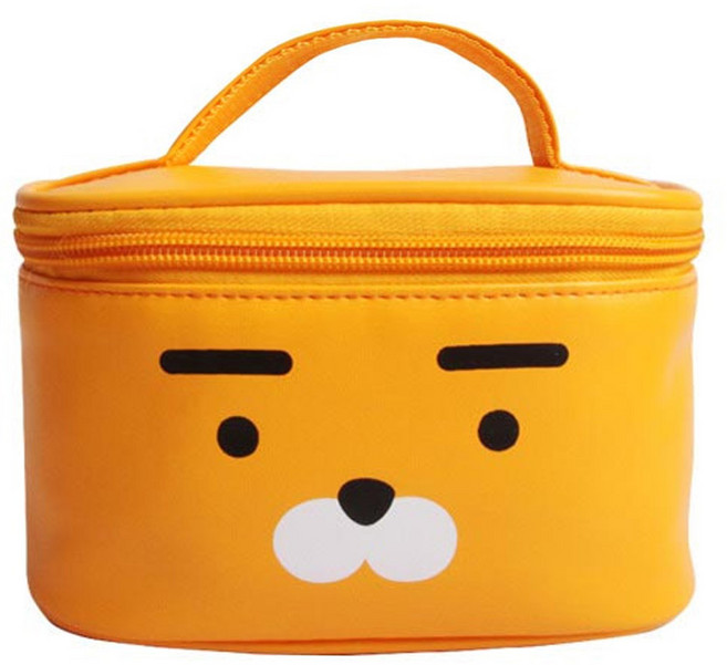 홈앤키즈 카카오프렌즈 이중락 스텐 가방 도시락 2단 어린이 유아 어린이집 소풍 도시락 카카오 라이언 어피치 단체선물, 이중락 스텐 가방 도시락 2단_라이언, 1개