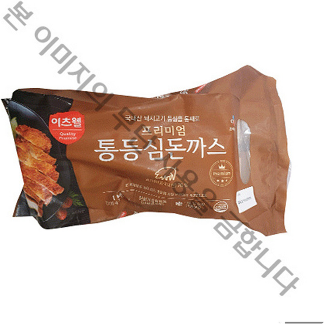 이츠웰 프리미엄 통등심돈까스, 1kg, 5개