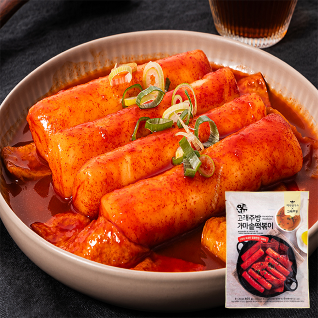 떡이 맛있는 밀키트 부산 고래주방 가마솥 가래떡 떡볶이, 2개, 469g