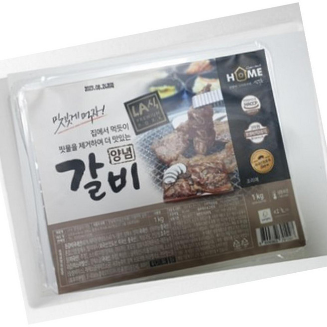 VDG LA식 돼지 양념갈비 1kg 양념돼지갈비, 1개