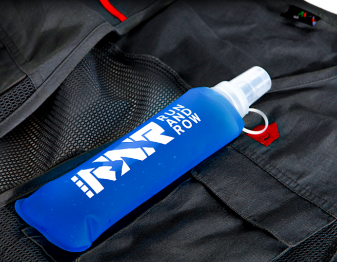 [낭만스토어] 러닝 물병 소프트 플라스크 접이식 물병 캠핑 물병 스포츠 물병, 블루, 1개