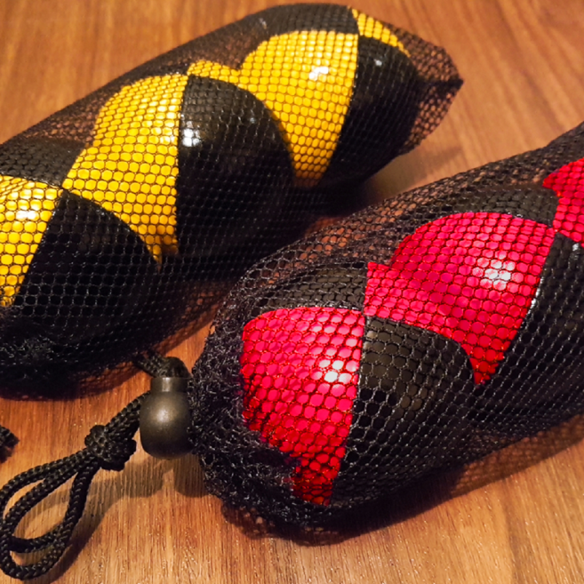 카드홀릭 그립감 좋은 저글링공 3개 1세트 고급형 / 강의용 수행평가 준비물 수업용 동영상 강의 안내, 작은공 6.0 믹스컬러(공3개 + 파우치1)