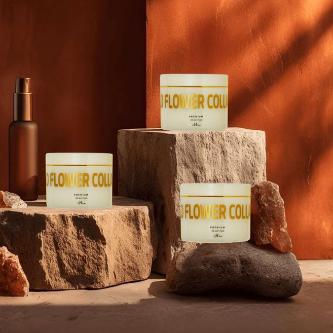 프리미엄 골드 금꽃콜라겐 80g 콜라겐가루 기미 잡티 영양 보습 탄력 에이치레시피 엄마 선물 장모님 선물, 3개