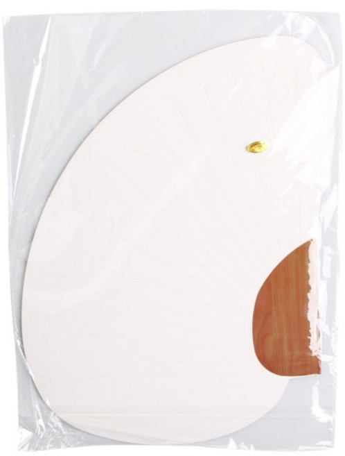 유니아트 종이 조개 부채, 혼합색상, 10개