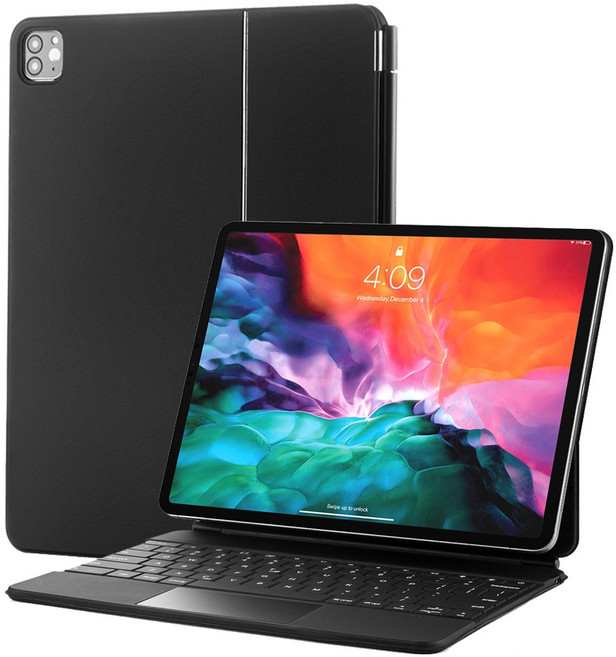 iPad Air 13吋 適用平板專用妙控藍牙鍵盤 觸控板滑鼠功能 保固一年, 1個, 太空灰