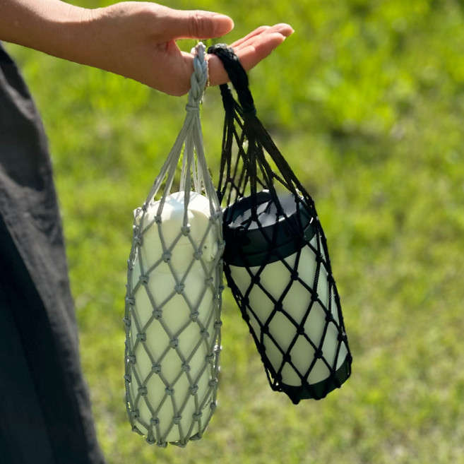 자베르 1+1 텀블러 와인 캐리어 가방 드링크백, 1세트, 더 블랙+퓨어 화이트