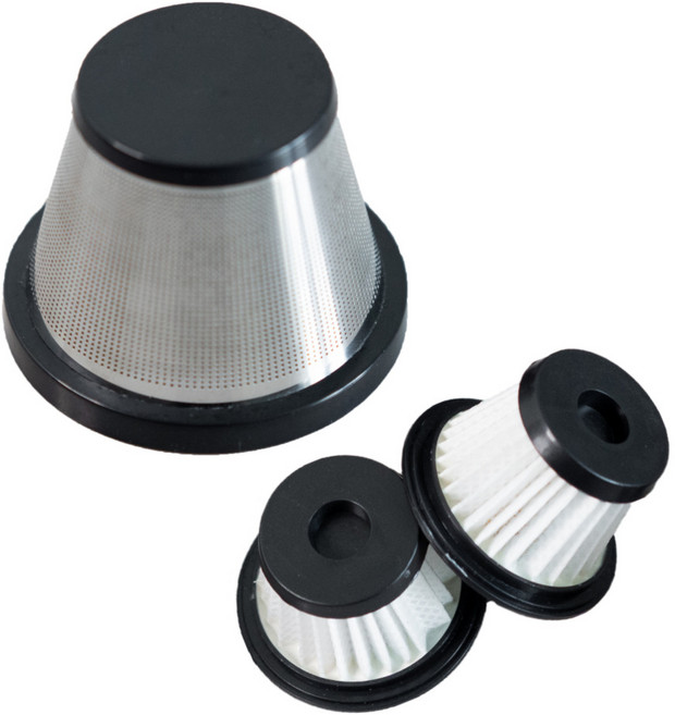 [2세대] ROMIN 무선 미니 청소기 필터세트 스테인레스 헤파필터 소형 핸디 저렴한, 스테인레스 필터 1EA + 헤파 필터 2EA, 1개