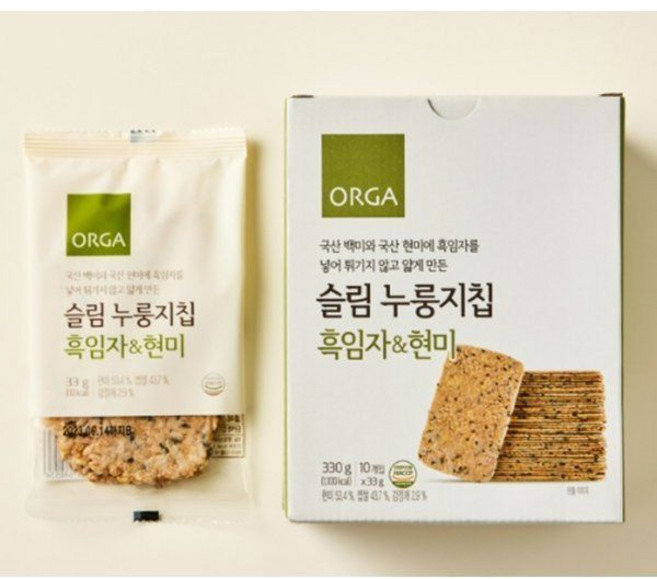 올가 누룽지칩 흑임자현미 330g (N4)