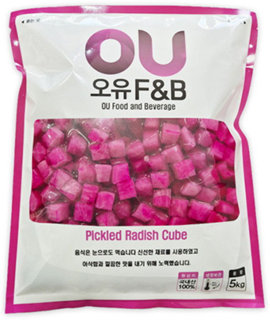 오유 업소용 비트치킨무, 3개, 5kg