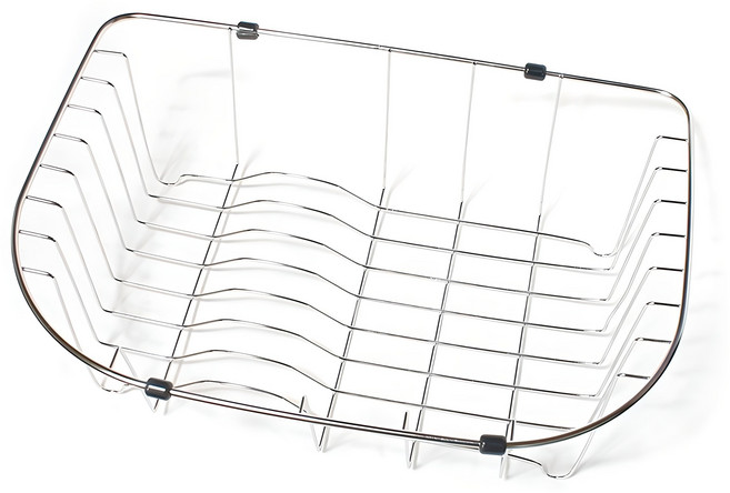 홈인더스트리 스텐 싱크대선반 D형 개수대 건조망, 1개