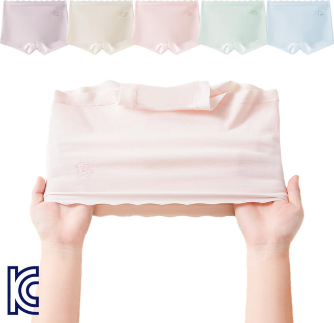 고탄력 부드러운 허벅지 편안한 모달 드로즈 여아 팬티 5종