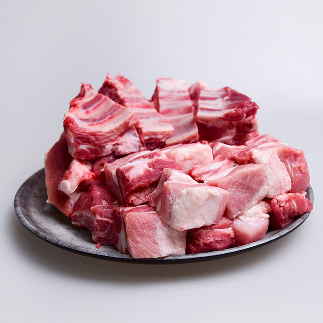 찜용 구이용 돼지 찜갈비 돈갈비 2kg 트레이