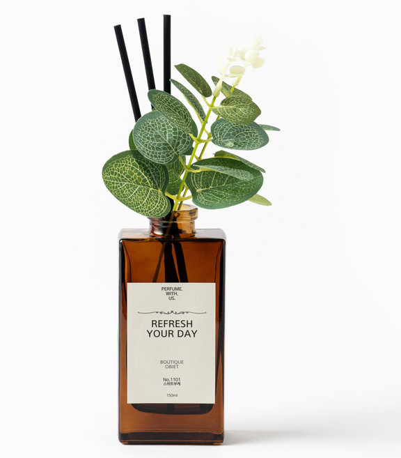 부티크 오브제 홈 퍼퓸 디퓨저 실내용 조화 방향제, No.1101 스위트부케, 150ml, 1개