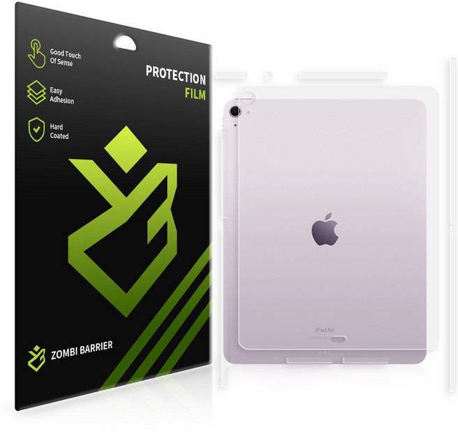 아이패드 에어 8세대 M4 13 후면 측면 외부보호필름, 후면 보호필름 2매