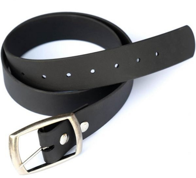 [관부가세포함] 카우치 베스트 블랙 비건 벨트 | 가죽보다 강함! 동물 학대 없음 미국산 기타 스트랩, 40, Black, Black