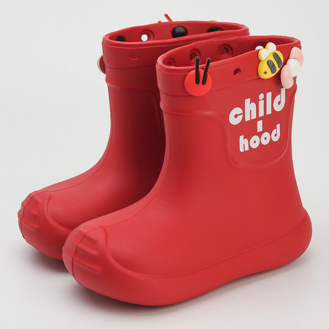 아동 키즈 레인부츠 EVA 커스텀 차일드 뱃지 장화 갯벌체험 주말농장