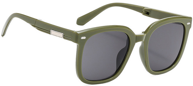 ORZQU 접이식 타원형 자외선 차단단 선글라스