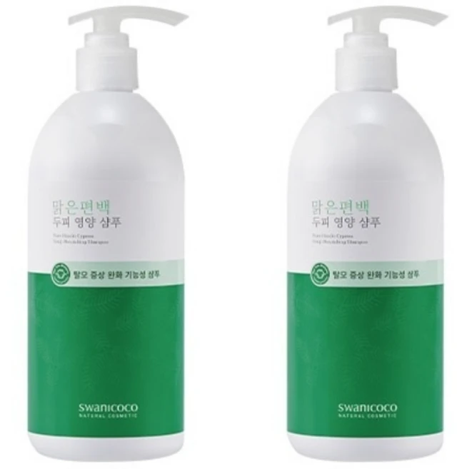 스와니코코 맑은편백 두피 영양 샴푸 Fresh Minty Floral, 500g, 2개 - 쿠팡