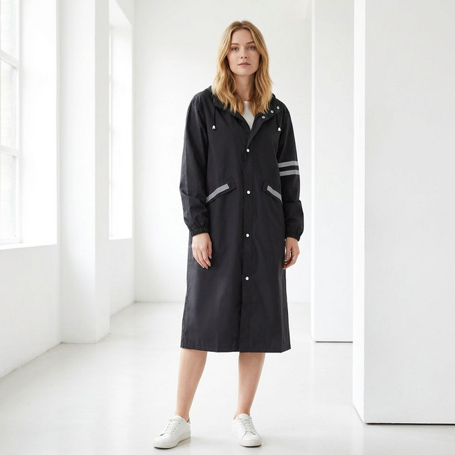 뮤롬 프리미엄 방수 우비 남녀공용 레인코트 초경량 휴대용 비옷 아웃도어 캠핑 우비