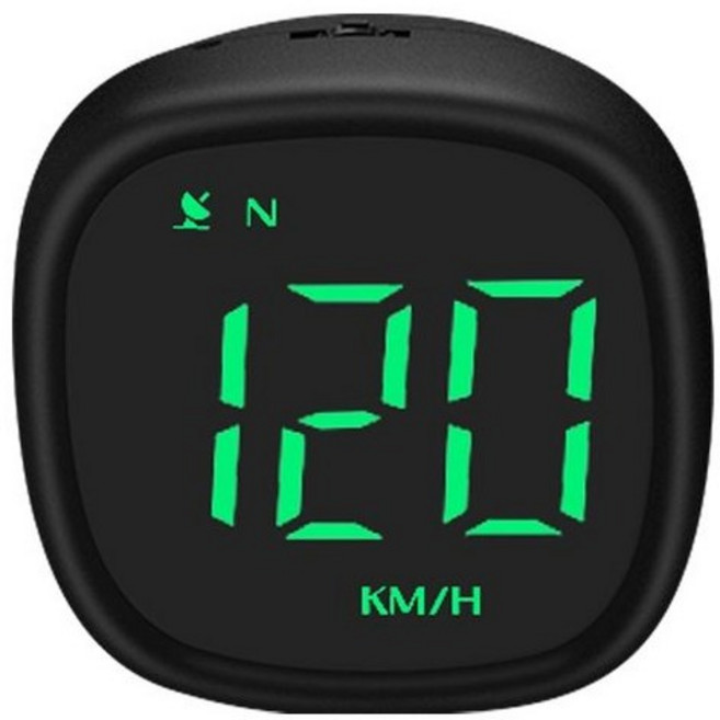 태양광 무선 GPS 해발시계온도 차량속도 제너럴 자동차, 접이식 장치 포함, 1개, M30 그린 라이트 시계 나침반 슈퍼스피드