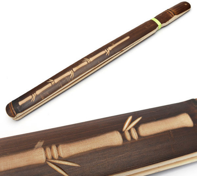 담양 대나무 2겹 납작 죽비 (안마봉 죽봉 마사지기 효도, 1개