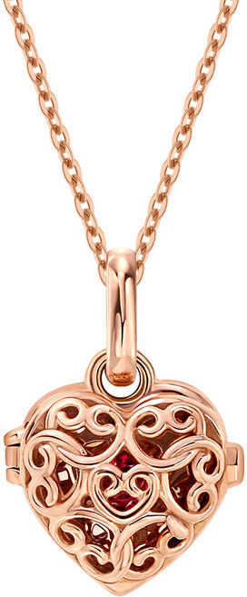 [골드팡] 14k 하트시그니처 천연 탄생석 로켓 목걸이 (당일발송) 탄생석 12종 데일리 기념일 포인트 20대여자추천 로맨틱 하트주얼리