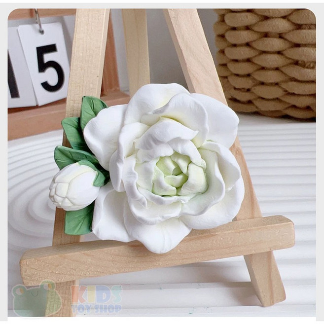 【蛙巢】香薰石膏片掛飾 鬱金香車載香薰擺件, 茉莉花白坯4*5cm, 茉莉花