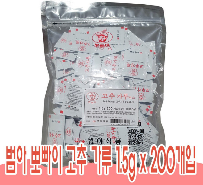 범아뽀빠이 고추가루 믹스 200p, 300g, 1개