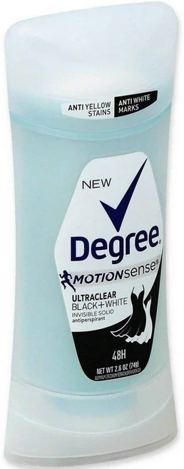 Degree 디그리 모션센스 울트라클리어 블랙+화이트 데오드란트 스틱, 2개 - 쿠팡