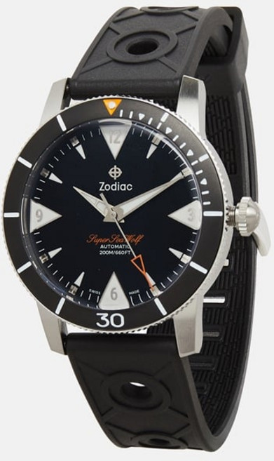 조디악 오토매틱 손목시계 실버 남성 ZO9214 (관부가세포함가)