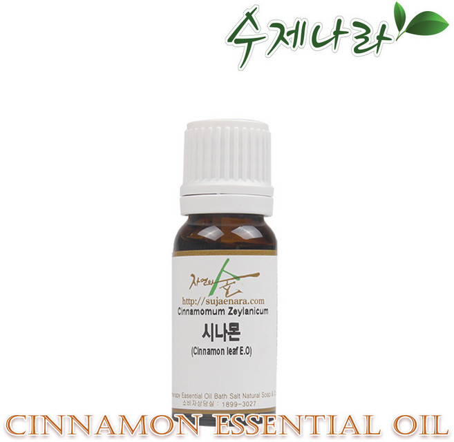 수제나라 시나몬(계피)오일 천연아로마 자연의숲, 10ml, 1개